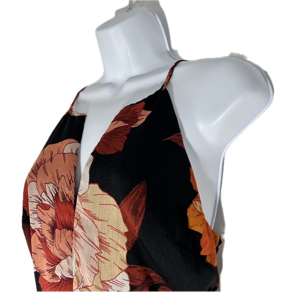GUESS - Kersten Ruffled Floral Sheath Dress Floral Print Size - M - Picture 3 of 7
